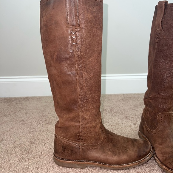 Frye Celia Cross Stitch Boot - Picture 2 of 6